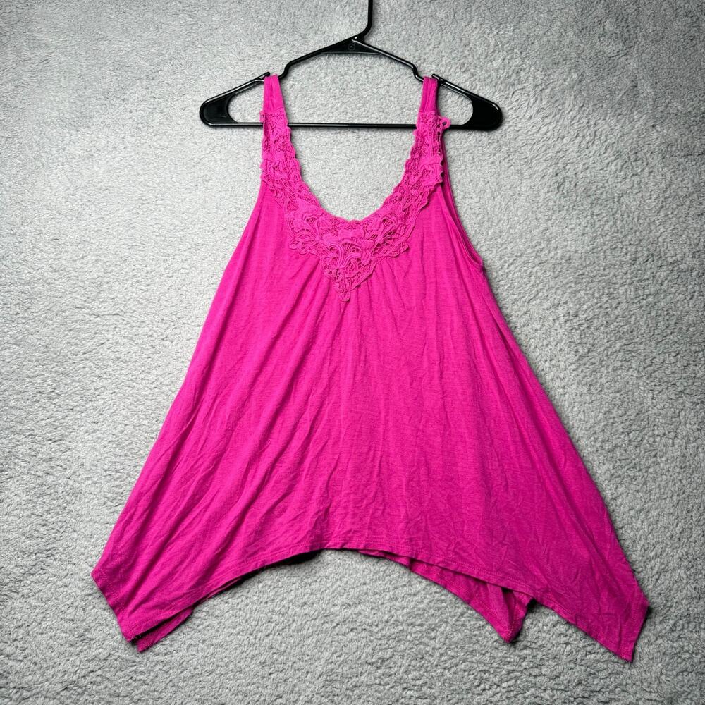 American Rag Tank Top Women's Medium Pink Flowy Sleeveless